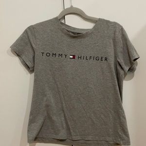 grey Tommy Hilfiger shirt
